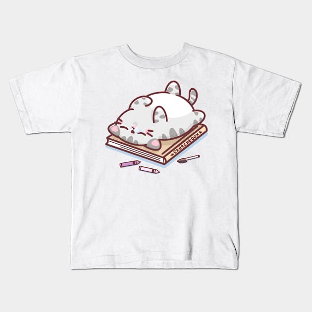 nap time Kids T-Shirt by Maruartjp